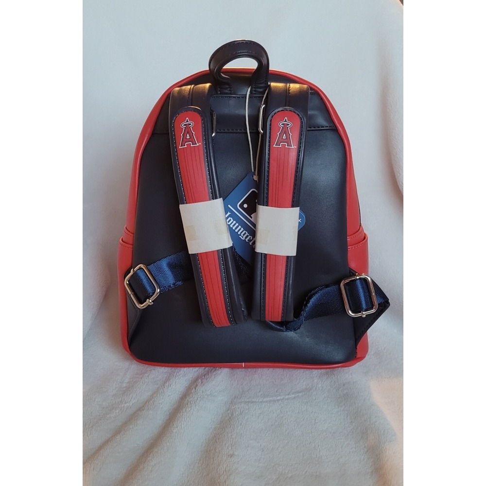 Loungefly MLB Los Angeles Angels Patches Mini Backpack - Picture 7 of 10